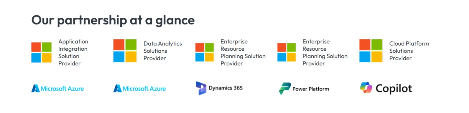 Our partnership at a glance